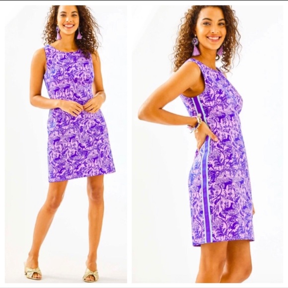 Lilly Pulitzer Dresses & Skirts - Lilly Pulitzer Mila Stretch Shift Lilac Freesia